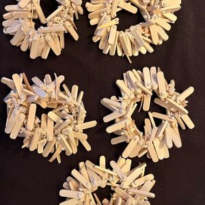 KIM SEYBERT Winter White Napkin Rings